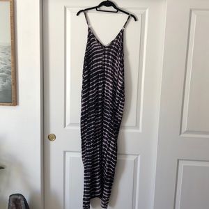 Tie dye maxi dress